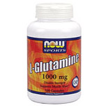 L-Glutamine 1000 mg 120 Caps, NOW Foods
