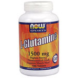 L-Glutamine 1500mg 180 Tabs, NOW Foods