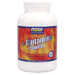 L-Glutamine Powder, 1 lb, NOW Foods