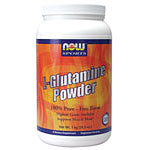 L-Glutamine Powder, 1000 g, NOW Foods