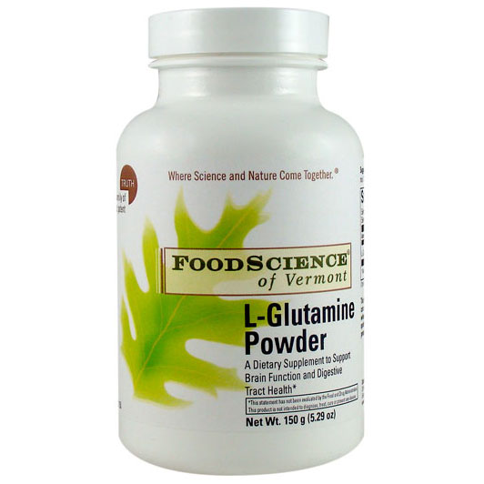 FoodScience Of Vermont L-Glutamine Powder 150gm, FoodScience Of Vermont