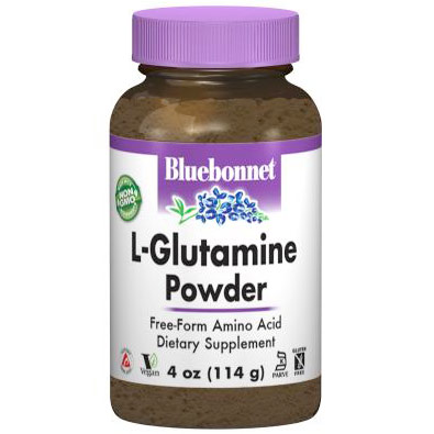 L-Glutamine Powder, 4 oz, Bluebonnet Nutrition
