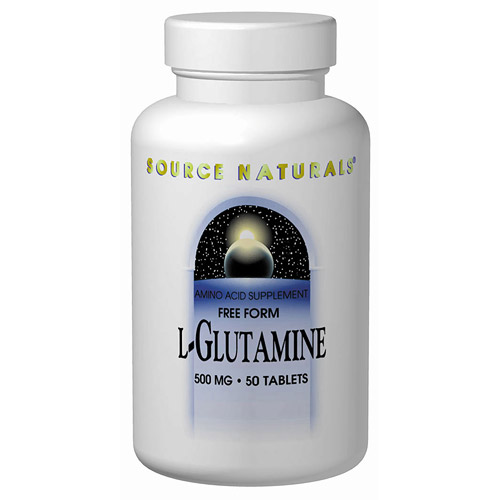 L-Glutamine 500mg 100 tabs from Source Naturals