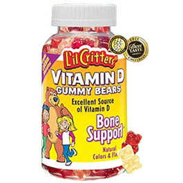 Lil Critters Vitamin D Gummy Bears, 200 Gummy Bears