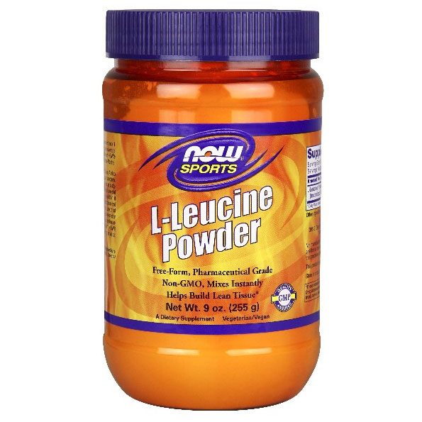 L-Leucine Powder, 9 oz, NOW Foods