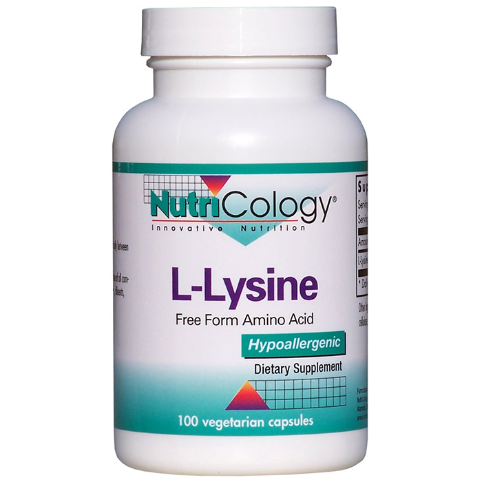 L-Lysine 500mg 100 caps from NutriCology