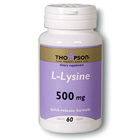 L-Lysine 500mg 60 tabs, Thompson Nutritional Products