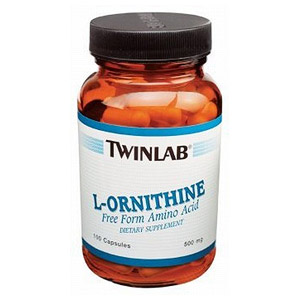 L-Ornithine 500mg 100 caps from Twinlab