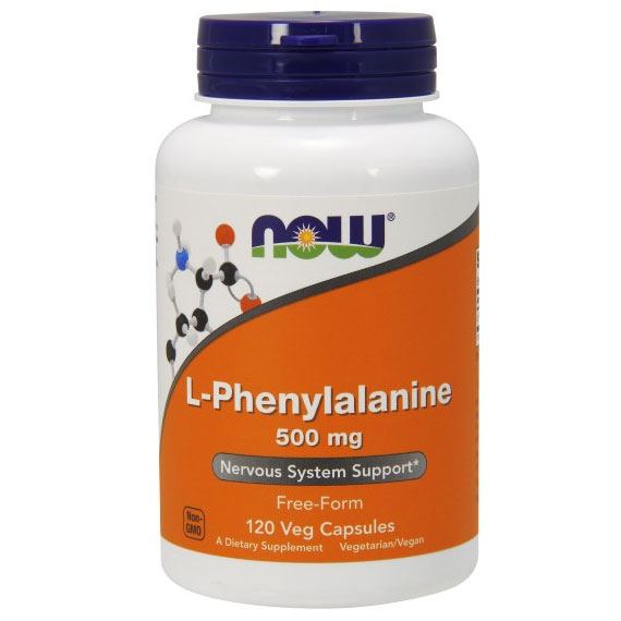 L-Phenylalanine 500mg 120 Caps, NOW Foods