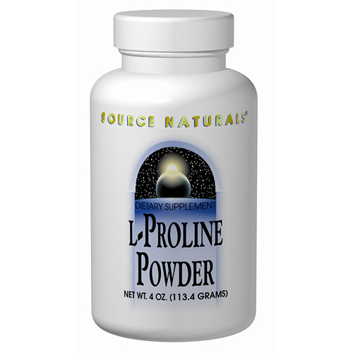 L-Proline Powder 4 oz from Source Naturals