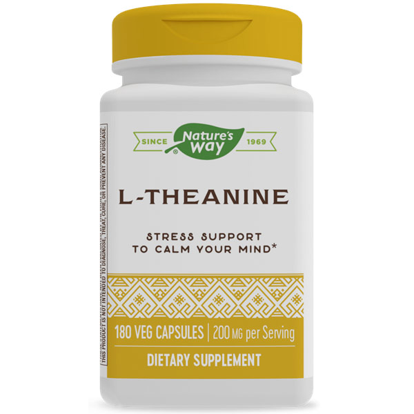 L-Theanine, 180 Veg Capsules, Enzymatic Therapy