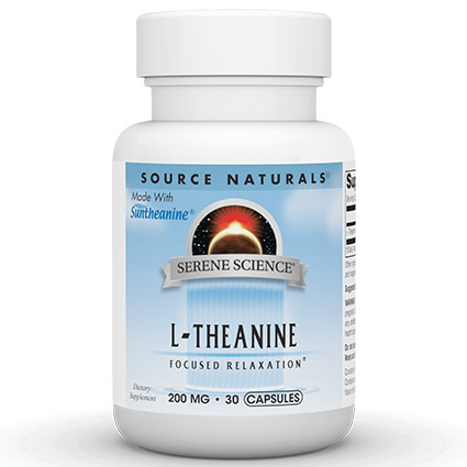 Source Naturals L-Theanine 200mg 30 caps from Source Naturals