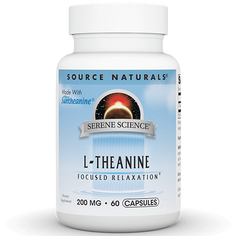 L-Theanine 200mg 60 caps from Source Naturals