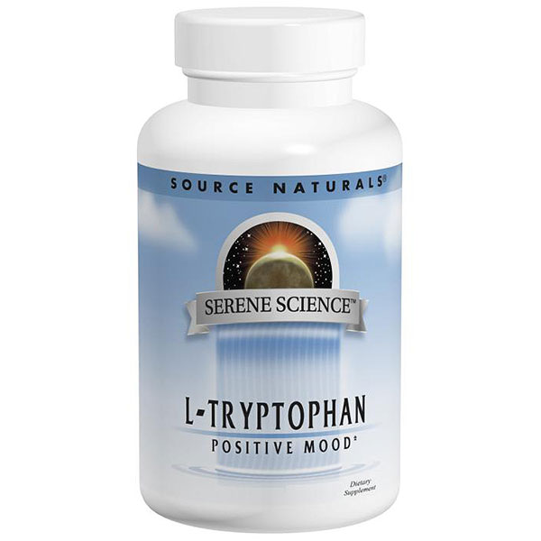 L-Tryptophan, 500 mg 120 caps from Source Naturals