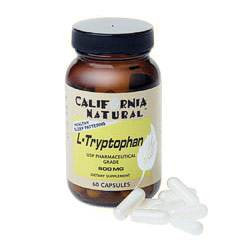 L-Tryptophan, 500 mg, 30 Capsules, California Natural
