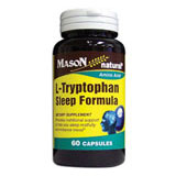 L-Tryptophan Sleep Formula, 60 Capsules, Mason Natural