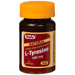 Watson Rugby Labs L-Tyrosine 500 mg, 50 Tablets, Watson Rugby