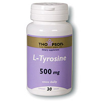 L-Tyrosine 500mg 30 caps, Thompson Nutritional Products