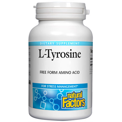 unknown L-Tyrosine 500 mg, 60 Vegetarian Capsules, Natural Factors