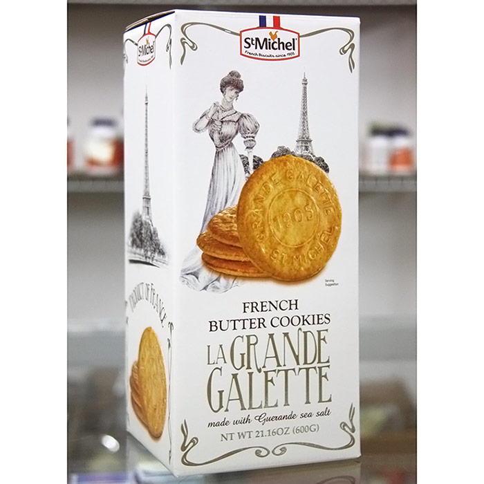 La Grande Galette French Butter Cookies, Perfect Gift for Holidays, 1.3 lb (600 g), Le Chef Patissier