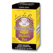 Laci Le Beau Super Dieters Tea Max Strength Lemon Mint Botanicals 12 bags from Natrol