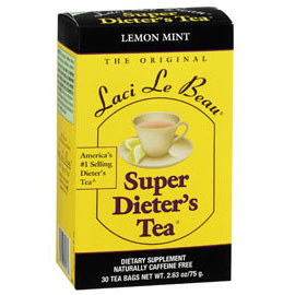 Laci Le Beau Super Dieters Tea Lemon Mint, 15 Tea Bags, Natrol