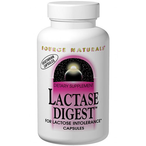 Source Naturals Lactase Digest, 180 Vegetarian Capsules, Source Naturals