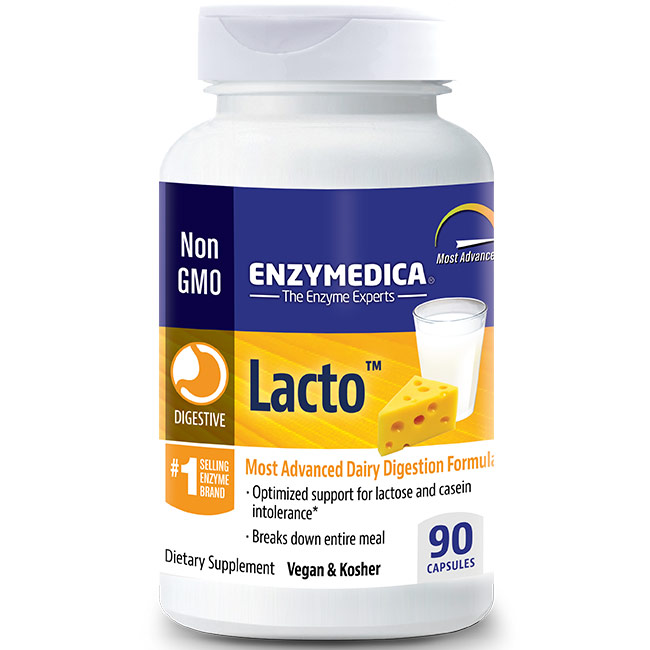 Lacto, Value Size, 90 Capsules, Enzymedica