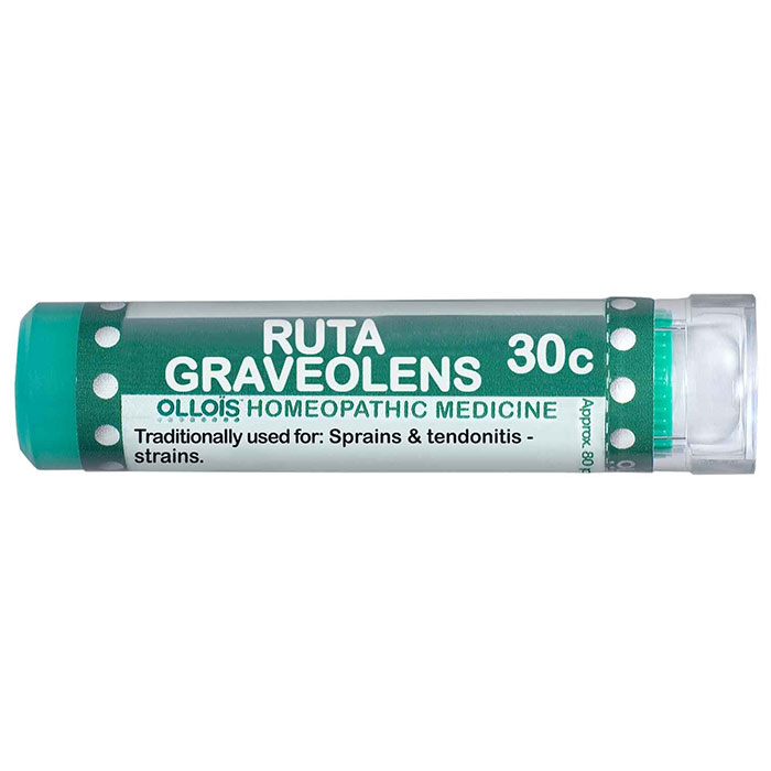 Lactose Free Ruta Graveolens 30C, 80 Pellets, Ollois Homeopathic