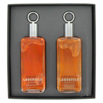 Karl Lagerfeld Lagerfeld Cologne for Men Gift Set (Eau De Toilette Spray & Aftershave), 1 Set, Karl Lagerfeld