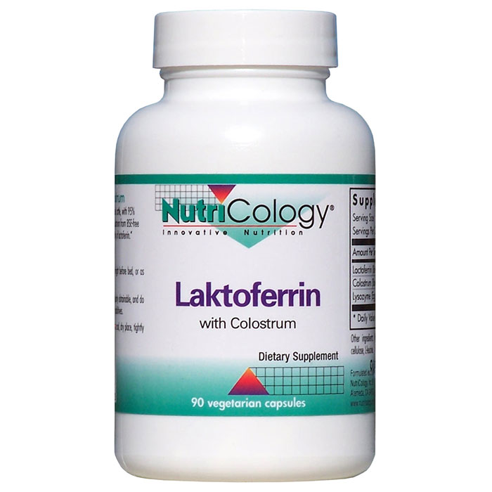 Laktoferrin with Colostrum 90 caps from NutriCology