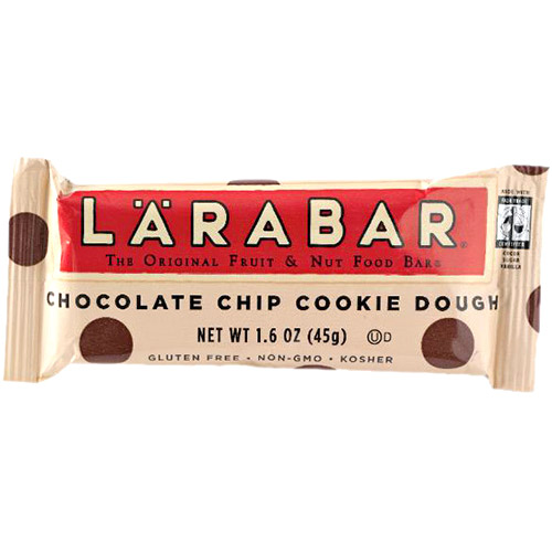 Larabar Original Fruit & Nut Food Bar, Chocolate Chip Cookie Dough, 1.6 oz x 16 Bars