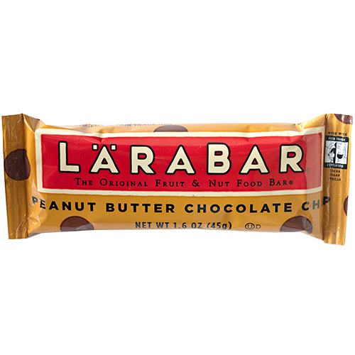Larabar Original Fruit & Nut Food Bar, Peanut Butter Chocolate Chip, 1.6 oz x 16 Bars