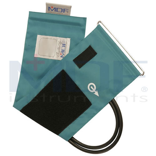 MDF Instruments Latex-Free Replacement Blood Pressure Cuff - Adult D-Ring - Double Tube, Model 2100-450D, MDF Instruments