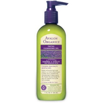 Avalon Organic Botanicals Lavender Facial Cleanser Gel Organic 7 oz, Avalon Organics