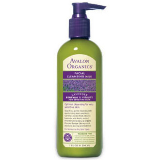 Avalon Organic Botanicals Lavender Facial Cleansing Milk Organic 7 oz, Avalon Organics