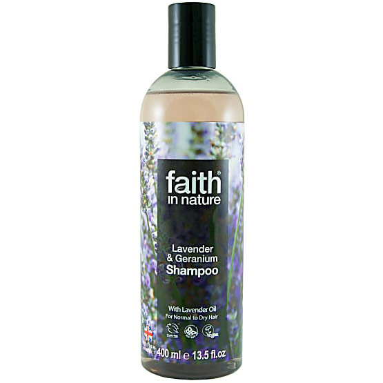 Lavender & Geranium Shampoo, 13.5 oz, Faith in Nature