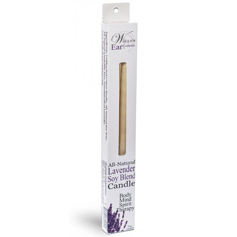Lavender Soy Blend Hollow Ear Candles, 2 pk, Wallys Natural Products