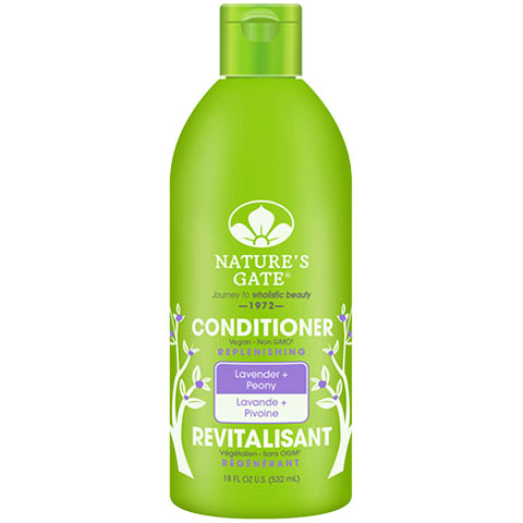 Lavender + Peony Replenishing Conditioner, 18 oz, Natures Gate