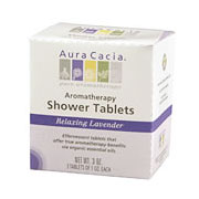 Relaxing Lavender Shower Tablets, 3 Packs, Aura Cacia