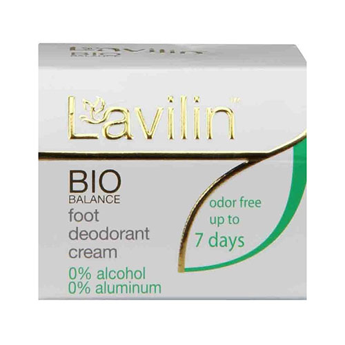 Lavilin Foot Deodorant Cream - Large Size, 10 cc, NOW Foods