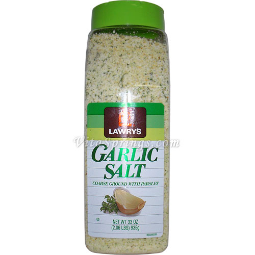 Lawrys Garlic Salt, Coarse Ground with Parsley, 2.06 lb