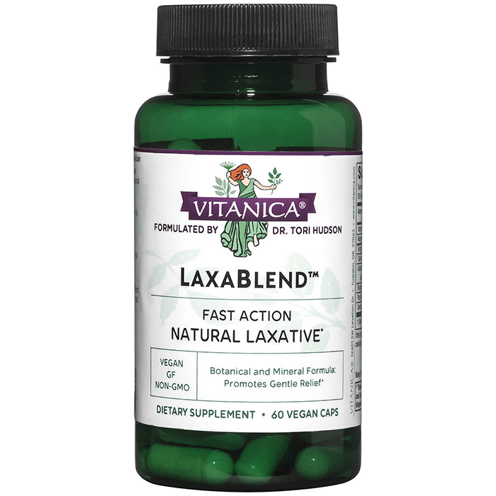 LaxaBlend, Natural Laxative, 60 Vegetarian Capsules, Vitanica