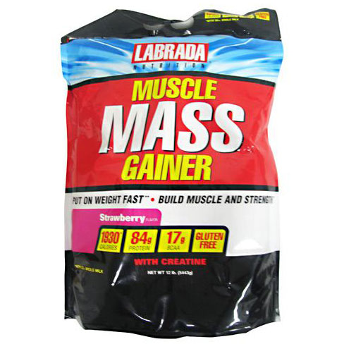 Muscle Mass Gainer, 12 lb, Labrada Nutrition