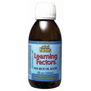 Natural Factors Learning Factors Liquid Lemon-Lime Flavor 5 oz , Natural Factors
