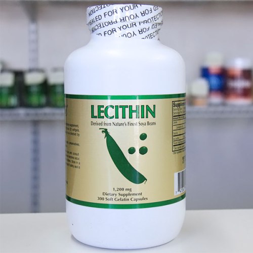 Lecithin 1200 mg, 300 Soft Gelatin Capsules, Nu-Health