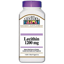Lecithin 1200 mg 19GR 120 Softgels, 21st Century