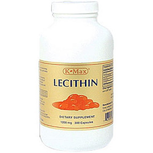 Lecithin 1200 mg, 300 Softgels, K-Max