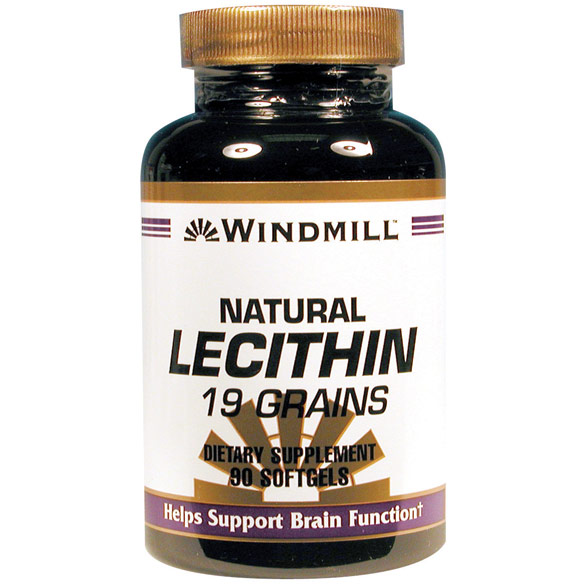 Lecithin 19 gr, 90 Softgels, Windmill Health Products