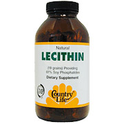 Country Life Lecithin 19 Grain 1200 mg 100 Softgel, Country Life